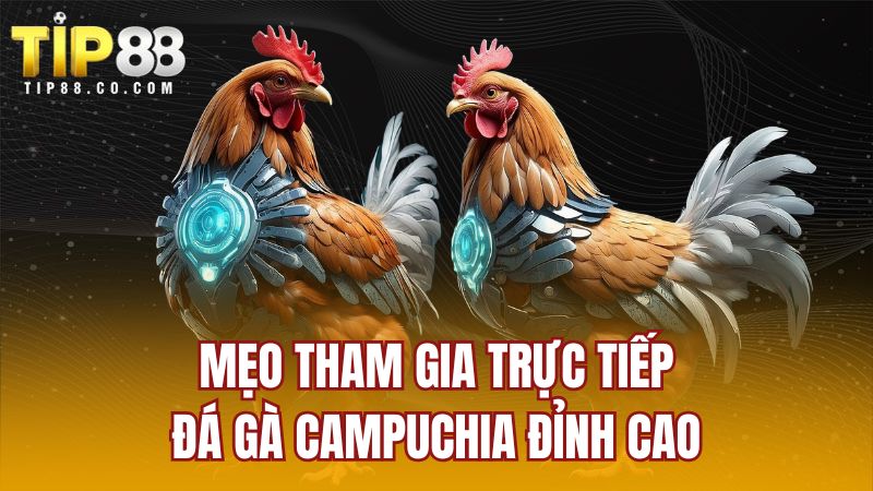 Mẹo tham gia trực tiếp đá gà Campuchia đỉnh cao